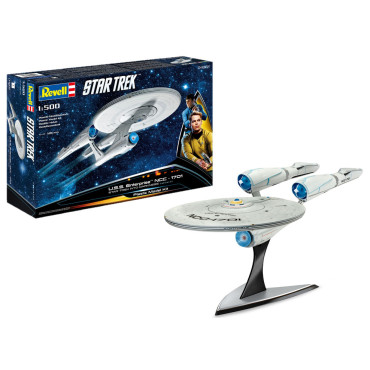 KIT PARA MONTAR REVELL U.S.S. ENTERPRISE NCC-1701 STAR TREK (JORNADA NAS ESTRELAS) INTO DARKNESS 1/500 91 PEÇAS REV 04882